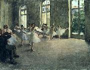 Edgar Degas Rehearsal